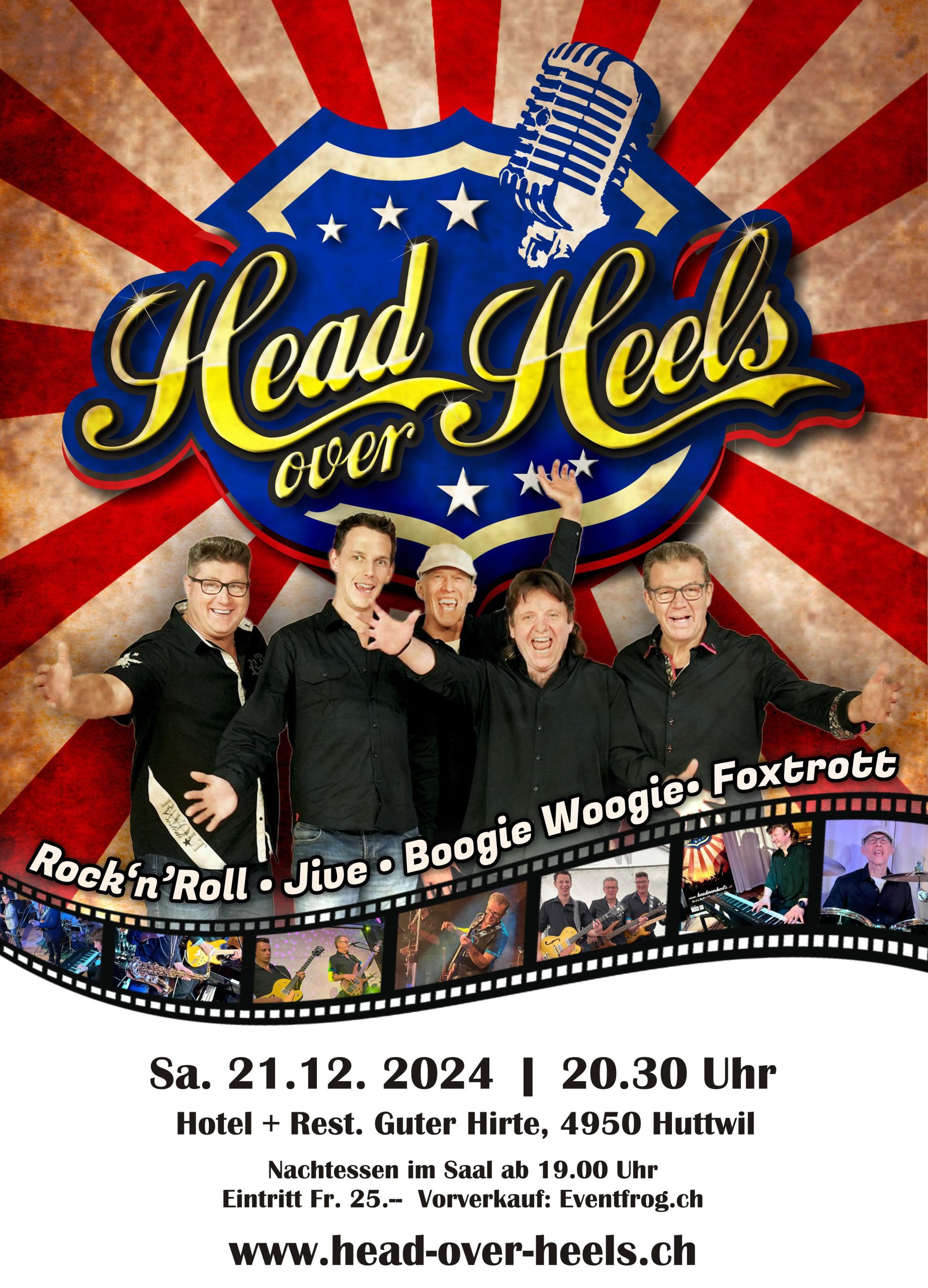 Vollgas-Party mit Head over Heels | Party | 60's | 15.06.2024